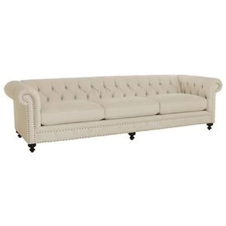 Traditional Styled Long Sofa (116.5")